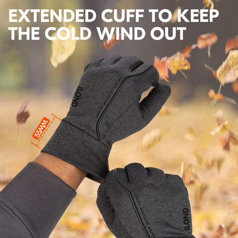 ILOND 1Pair 5℃/41°F or Above Winter Outdoor Gloves,Hiking Gloves,Cycling Gloves,Moto Gloves,Hunting Gloves(FL3108)