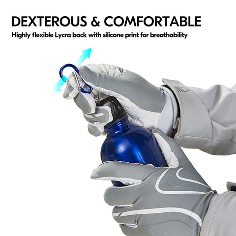 VGO 1pair UV Protection Summer Outdoor Gloves for unisex-adult with cool feeling,Anti-UV Gloves Sun Protective UPF 50+ Full Finger Muti-purpose Gloves,Breathable,Anti-slip(AL2518)