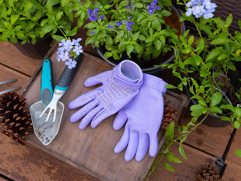 Vgo...Mem/Women's Work Gloves,Gardening Gloves,100% TPE Coated,Waterproof Palms, Anti-Slip,Breathable 3D Knit Back,OEKO-TEX Certified(TP1152)