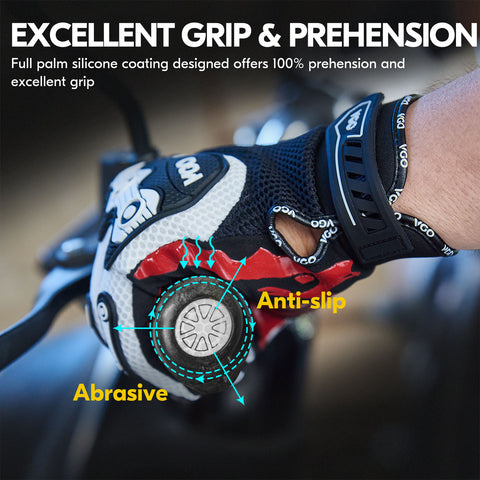 VGO 1Pair Mountain Bike Bicycle Cycling Off-Road/Dirt Bike Gloves Road Racing Motorcycle Motocross Sports Gloves (MF5180)