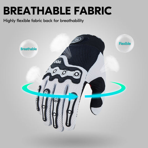VGO 1Pair Mountain Bike Bicycle Cycling Off-Road/Dirt Bike Gloves Road Racing Motorcycle Motocross Sports Gloves (MF5180)